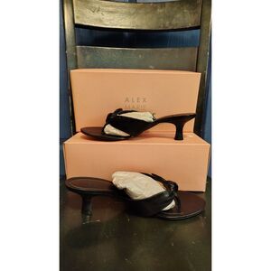 Alex Marie Women's Black 2" Heels‎ Bow Tie Strap size 8.5